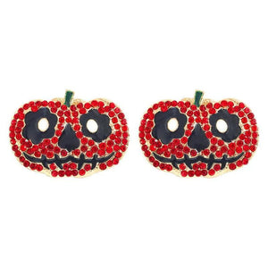 Ghost Pumpkin Spooky Earrings Masquerade Jewelry for Women
