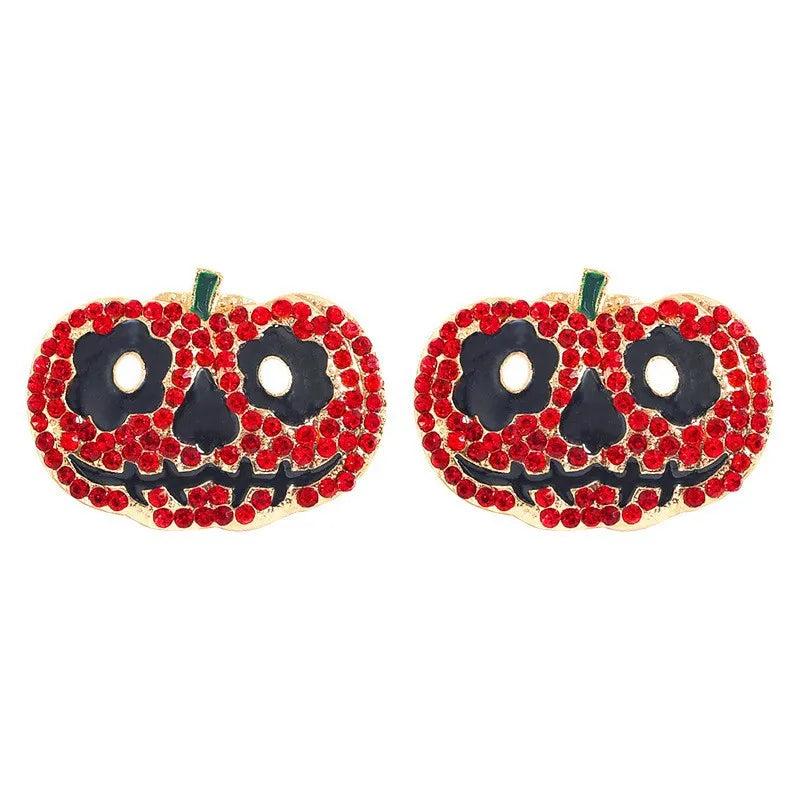 Ghost Pumpkin Spooky Earrings Masquerade Jewelry for Women