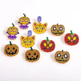 Ghost Pumpkin Spooky Earrings Masquerade Jewelry for Women