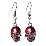 Skull Head Halloween Earrings, Terrifying Canine Teeth, Cos Decoration