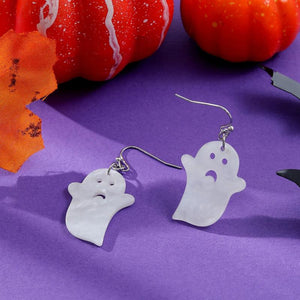 Acrylic Halloween Ghost Earrings for Women