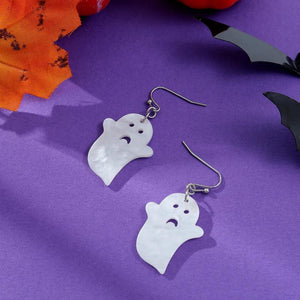 Acrylic Halloween Ghost Earrings for Women