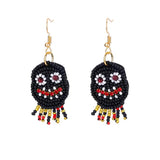 Halloween Monster Face Earrings Stainless Steel Dangle Ear Jewelry