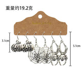 Vintage Punk Skull Skeleton Pendant Dangle Earrings For Women