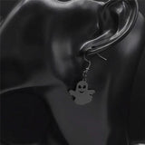 Little Ghost Metal Dangle Earrings Stainless Steel Drop Earrings