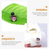 Rhinestone Spider Stud Earrings Halloween Jewelry