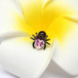 Rhinestone Spider Stud Earrings Halloween Jewelry