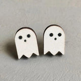 Spooky Red Lips and Fangs Halloween Earrings for Women