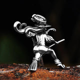 Witch On Broomstick Halloween Charm Pendant - Magician Pendants