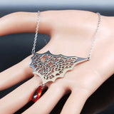 Halloween Gothic Spider Web Choker Necklace Stainless Steel Goth Skull