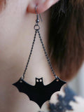 Retro Bat Lace Neckchain Halloween Costume Necklace