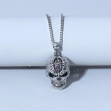 Skull Head Pendant Hip Hop Punk Necklace