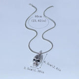 Skull Head Pendant Hip Hop Punk Necklace