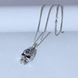 Skull Head Pendant Hip Hop Punk Necklace