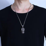 Skull Head Pendant Hip Hop Punk Necklace