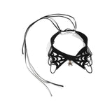 Sexy Spiderweb Hottie Collar Halloween Necklace