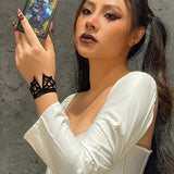 Sexy Spiderweb Hottie Collar Halloween Necklace