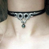 Hip Hop Snake Necklace Choker Collar Halloween