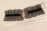 Gothic Punk Gear Lace Choker Necklace