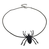 Halloween Spider Bat Choker Necklace Charm Hip Hop