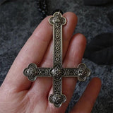 Gothic Rosary Satanic Jewelry Devil Necklace Halloween Pendant