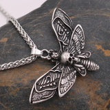 Halloween Skull Moth Necklace Wicca Witchcraft Pendant