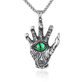 Large Devil Claw Halloween Pendant Stainless Steel Necklace Chains