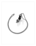 Gothic Moon Skull Men's Necklace Punk Stainless Steel Skeleton Hiphop Jewelry