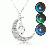 Moon Crescent Pendant Clavicle Chain Necklace