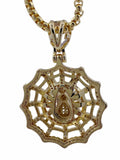 Spider Pendant Necklace Halloween Costume Jewelry