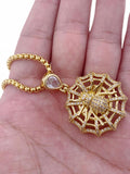 Spider Pendant Necklace Halloween Costume Jewelry