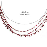 Halloween Blood Choker Necklace Tiny Blood Drop Chain