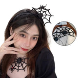 Halloween Spiders Pendant Necklace Short Neck Chain Gothic Costume Jewelry