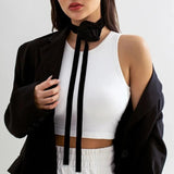 Rose Flower Collarbone Chain Necklace