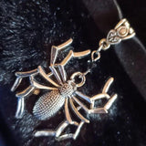 Spider Pendant Necklace Gothic Vintage Halloween Jewelry