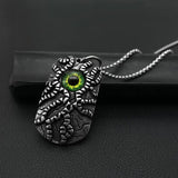 Retro Halloween Evil Eye Men Pendant Necklace