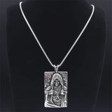 Masked Death Satan Cross Skeleton Skull Necklace Pendant