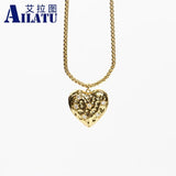 Heart Pendant Necklace Cz Jewelry Ball Halloween Gift