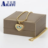 Heart Pendant Necklace Cz Jewelry Ball Halloween Gift