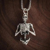 Halloween Punk Skull Necklace for Vintage Style Party
