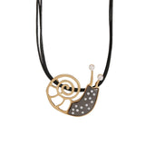 Personalized Snail Short Collar Chain Necklace Gothic Halloween Necklace