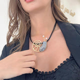 Personalized Snail Short Collar Chain Necklace Gothic Halloween Necklace