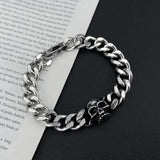 Metal Buckle Bracelet Wristband Personality Punk Women Hip Hop
