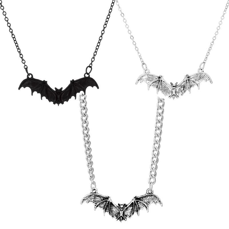 Gothic Bat Wings Collar Chain Unisex Punk Necklace