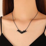 Gothic Bat Wings Collar Chain Unisex Punk Necklace