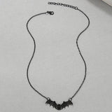Gothic Bat Wings Collar Chain Unisex Punk Necklace