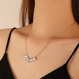 Gothic Bat Wings Collar Chain Unisex Punk Necklace