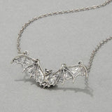 Gothic Bat Wings Collar Chain Unisex Punk Necklace