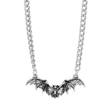 Gothic Bat Wings Collar Chain Unisex Punk Necklace