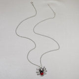 Y2k Crystal Drip Pendant Necklace Halloween Jewelry